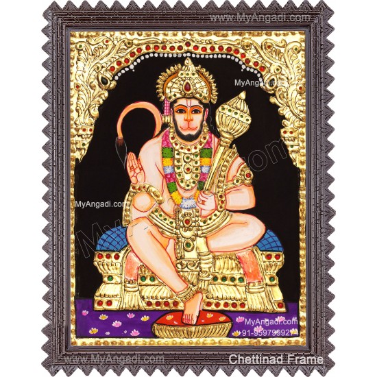 Hanuman Tanjore Painting