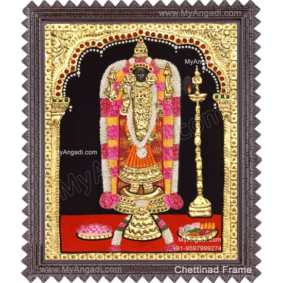 Akilandeswari Amman Tanjore Painting