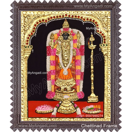 Akilandeswari Amman Tanjore Painting