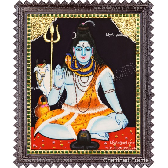 Lord Shiva Tanjore Painting