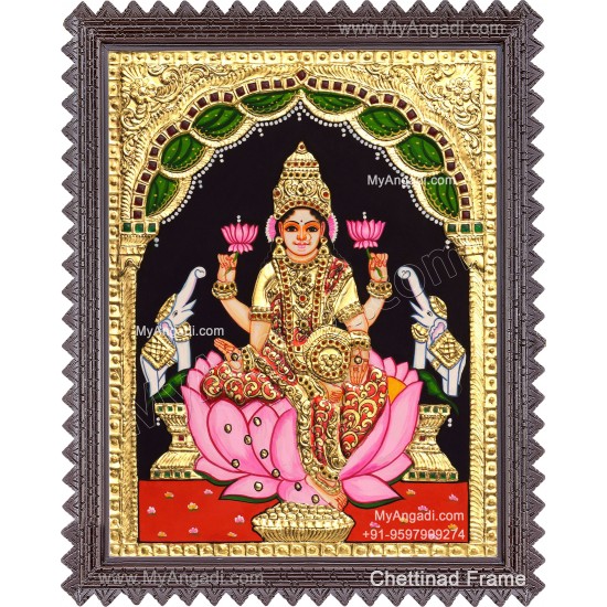 Gajalakshmi Tanjore Painting