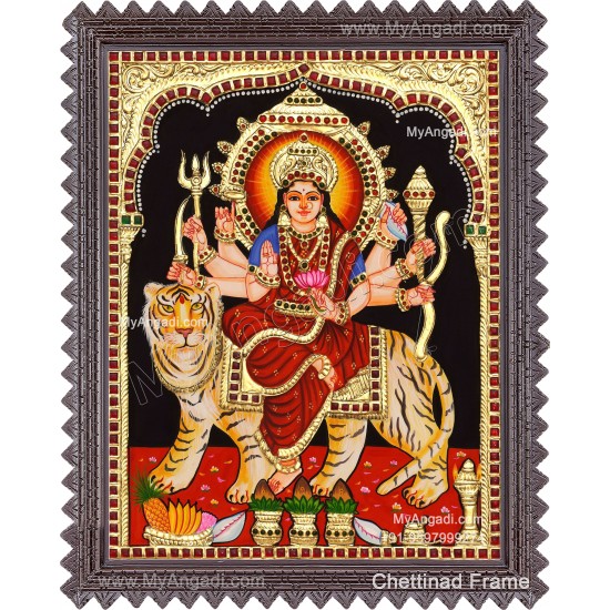 Durga Devi Tanjore Painting