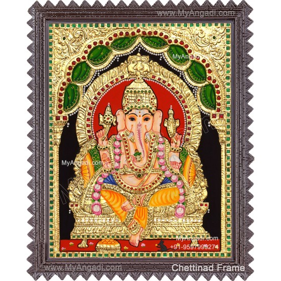 Ganapathi Tanjore Painting 