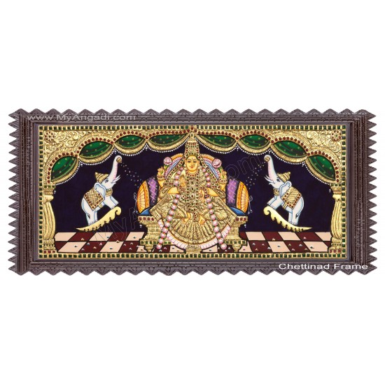 Gajalakshmi Tanjore Painting