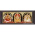 3 Panel  Lakshmi Ganesha Saraswathi Tanjore Painting