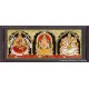 3 Panel  Lakshmi Ganesha Saraswathi Tanjore Painting