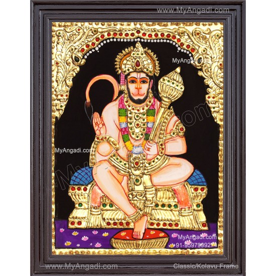 Hanuman Tanjore Painting