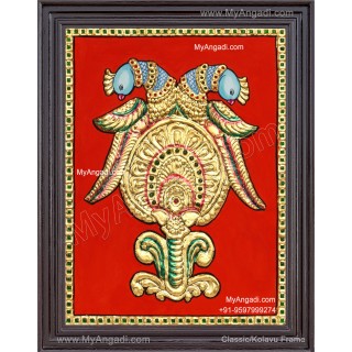 Parrot Tanjore Painting