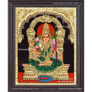 Kamatchi Amman Tanjore Painting