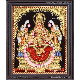 Gajalakshmi Tanjore Painting 