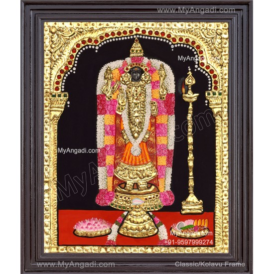 Akilandeswari Amman Tanjore Painting