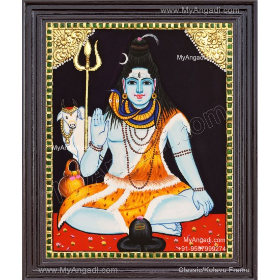 Lord Shiva Tanjore Painting