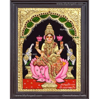 Gajalakshmi Tanjore Painting