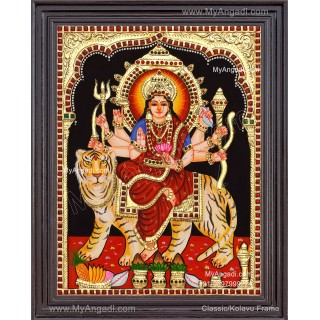 Durga Devi Tanjore Painting