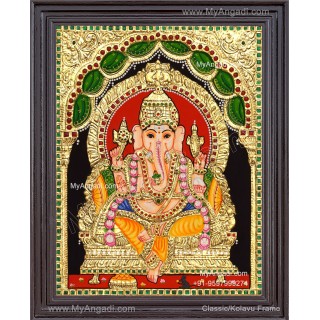 Ganapathi Tanjore Painting 