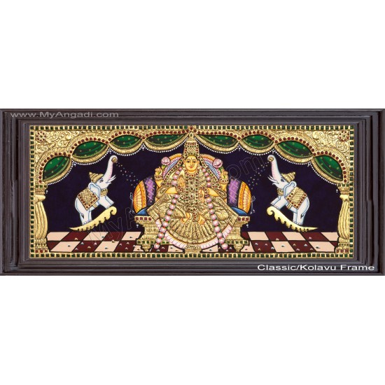 Gajalakshmi Tanjore Painting