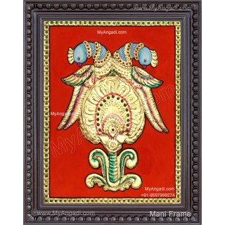 Parrot Tanjore Painting