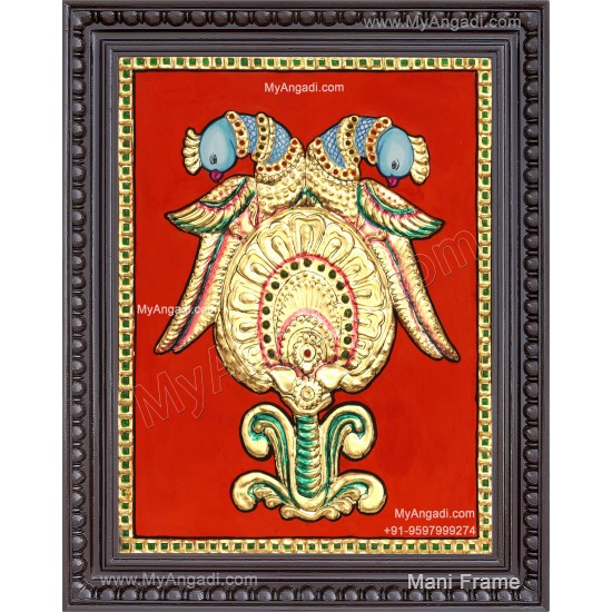 Parrot Tanjore Painting