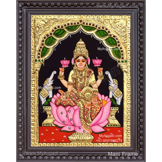 Gajalakshmi Tanjore Painting