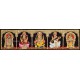 5 Panel  Tanjore Painting