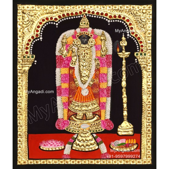 Akilandeswari Amman Tanjore Painting