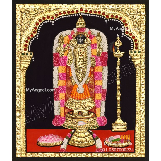 Akilandeswari Amman Tanjore Painting