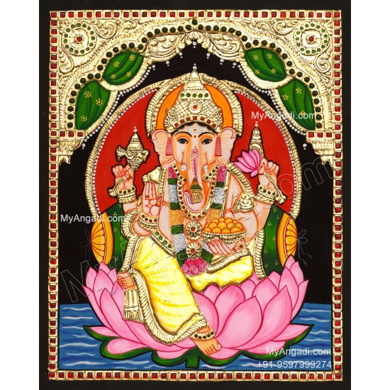 Vinayagar Tanjore Painting