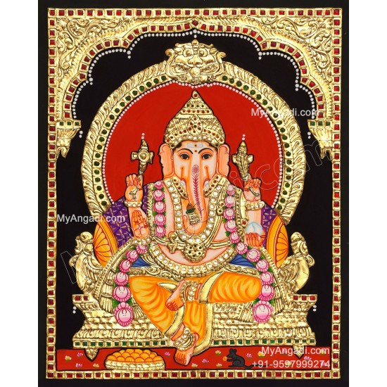Ganesh Ji Tanjore Paintings