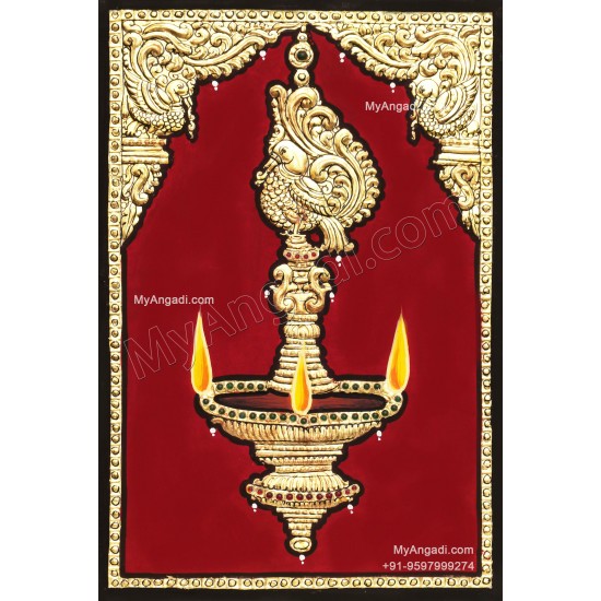 Vilakku Tanjore Painting
