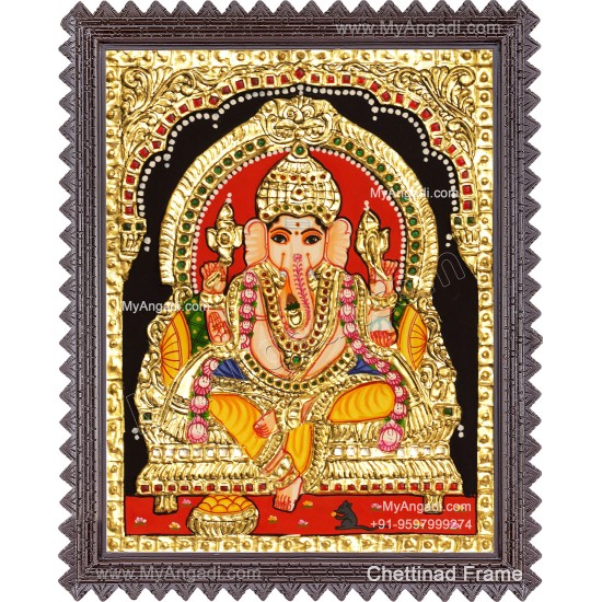 Ganesha Tanjore Painting