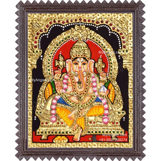 Ganesha Tanjore Painting