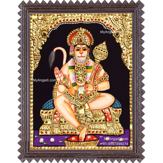 Hanuman Tanjore Painting