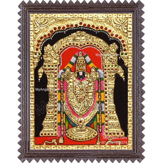 Venkatachalapathy  Tanjore Painting