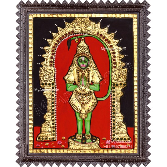 Hanuman Tanjore Painting