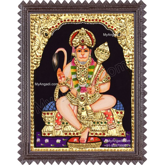 Hanuman Tanjore Painting