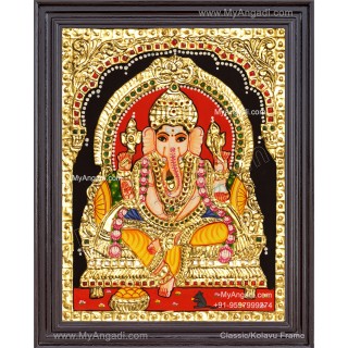 Ganesha Tanjore Painting