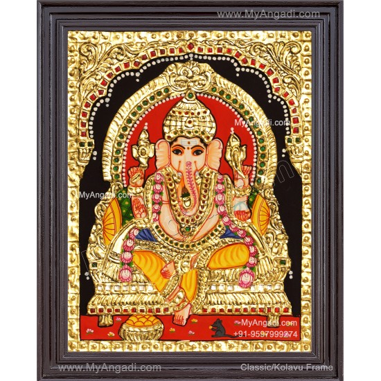 Ganesha Tanjore Painting