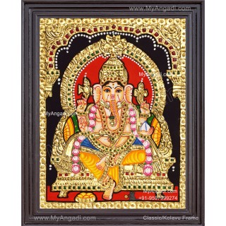 Ganesha Tanjore Painting