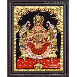 Gajalakshmi Tanjore Painting