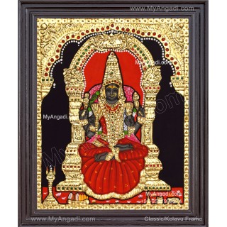 Kamatchi Amman Tanjore Painting