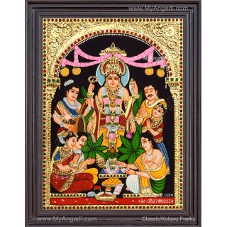 Sathya Narayana Tanjore Painting