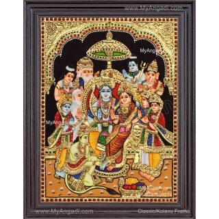 Ram Parivar Tanjore Painting