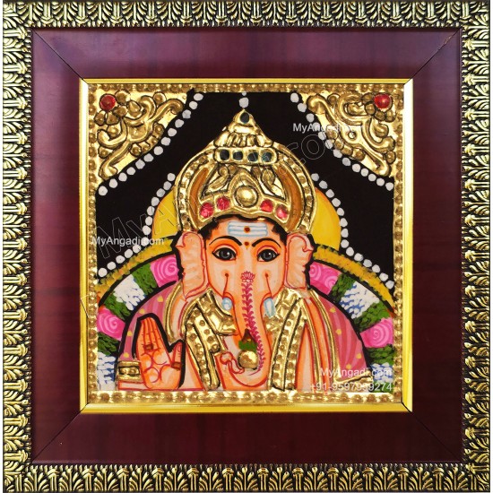 Ganesha Tanjore Painting