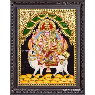 Pradhosam Sivan Parvathi Tanjore Painting