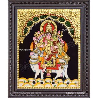 Pradhosam Sivan Parvathi Tanjore Painting
