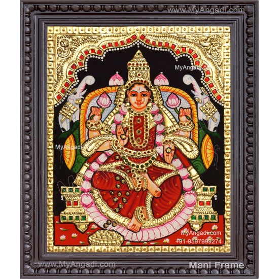 Gajalakshmi Tanjore Painting