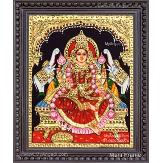 Gajalakshmi Tanjore Painting 