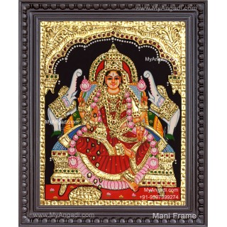 Gajalakshmi Tanjore Painting