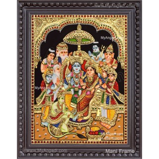 Ram Parivar Tanjore Painting