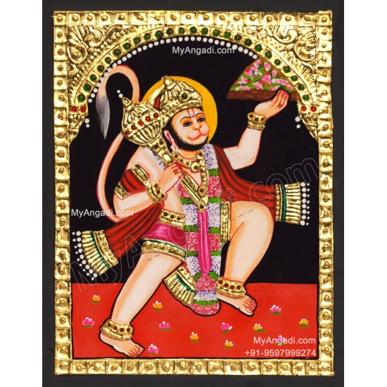 Hanuman Tanjore Painting
